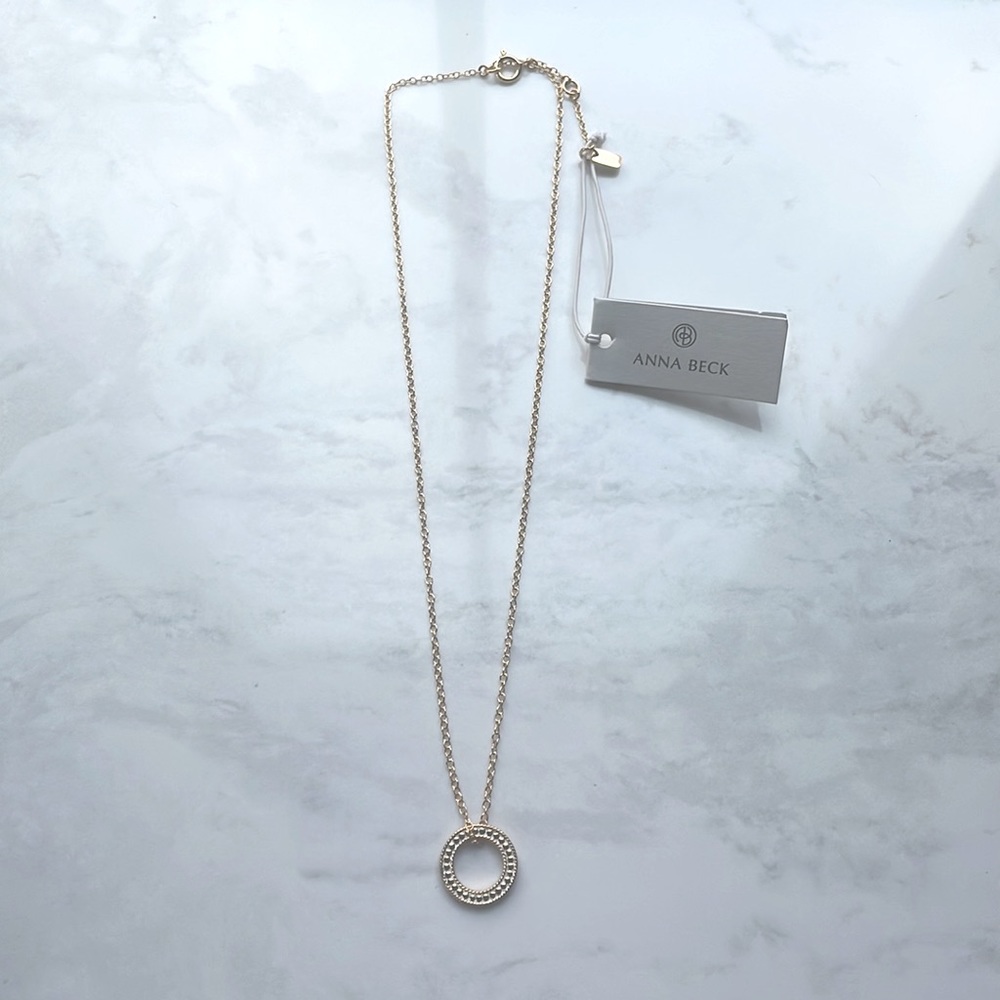 Anna Beck Circle of Life Open "O" Charity Necklace